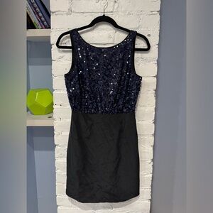 4.Collective‎  Silk Sequin Black Dress Size Women’s 2